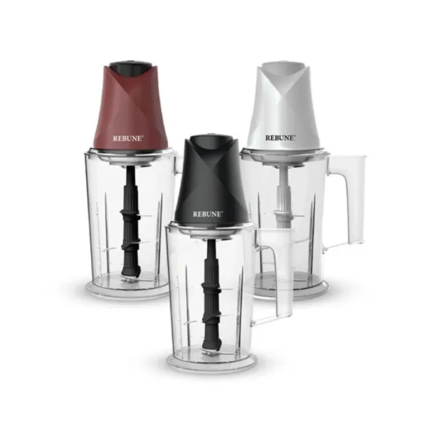 Rebune Electric Food Chopper, 2L Capacity, 2 Speed ​​Levels, 500W