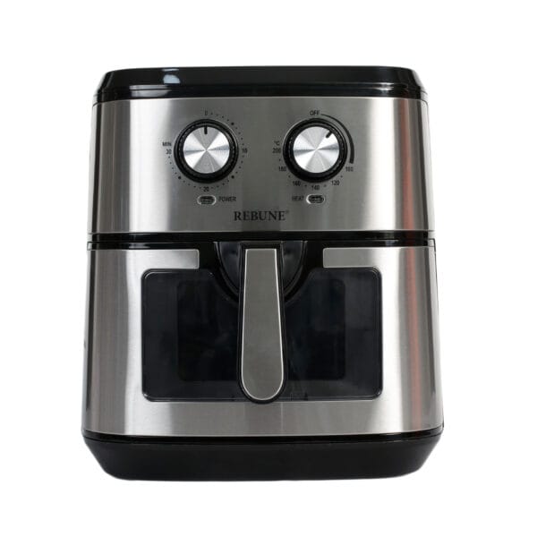 Rebune Air Fryer, 9.2L capacity, 1800W power. Enjoy healthy food with perfect crispiness
